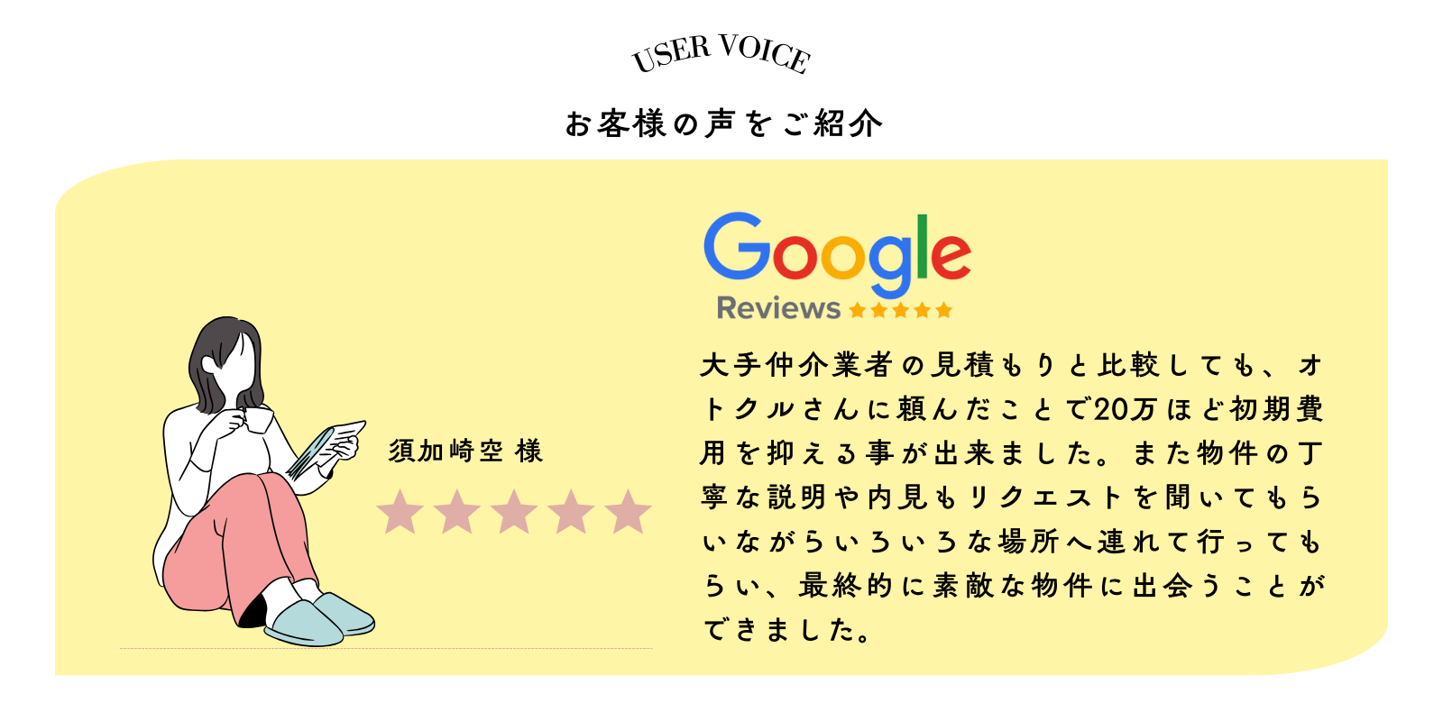 オトクル 賃貸 Google口コミ